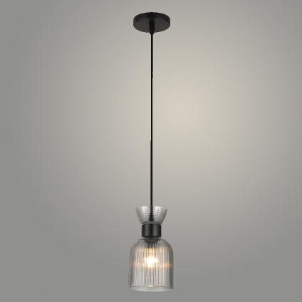 Подвес 09372/1HQ BK черный 1х40W E14 d110 h800, 24